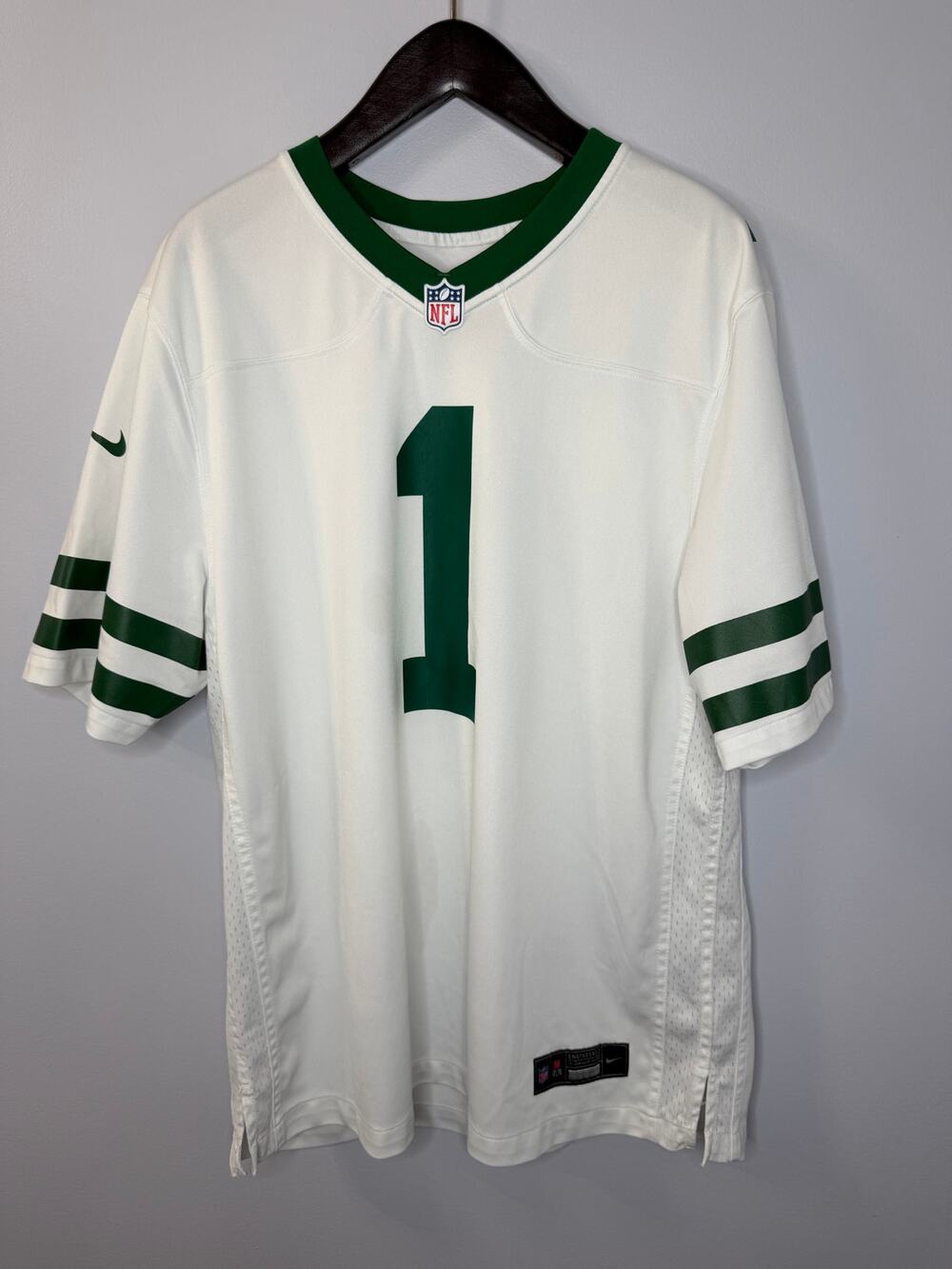 New York Jets Sauce Gardner Men's Nike Dri-FIT NFL Limited Football Jersey Sz XL